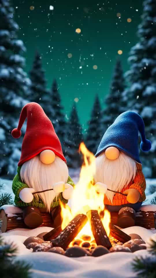 happy holidays animated card artwork
